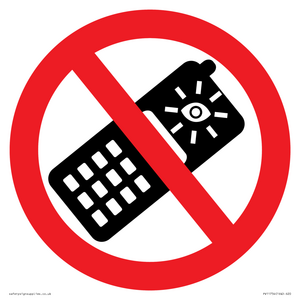 P910 Prohibition: No camera phones